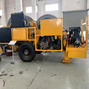 China Overhead Line 14Ton Hydraulic Brake ADSS Cable Tensioner Stringing Machine factory