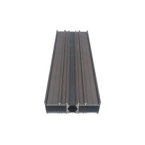 China Multifunctional Aluminum Window Frame Extrusion Profiles Grey factory