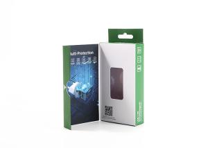China Promotional Electronics Cardboard Box CMYK Mobile Charger Packaging With Blister factory
