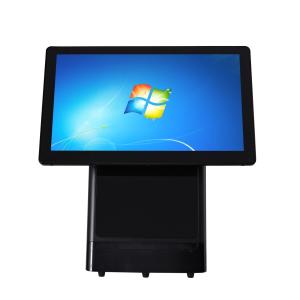 China Small Retail Store Fast Food Cafe Payment Kiosk with 15.6'' Display and 4/8/16GB SSD factory
