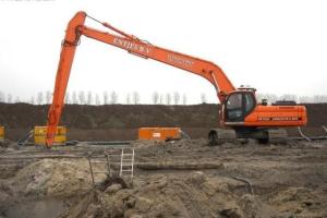 China Excavator Parts Hitachi Long reach Boom Excavator PC 320cl Long Boom factory