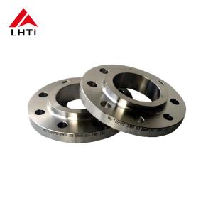 China DIN 2501 Plate Flange Gr1 Gr2 Gr5 Titanium Plate Flange PN5 for Pipeline Systems factory