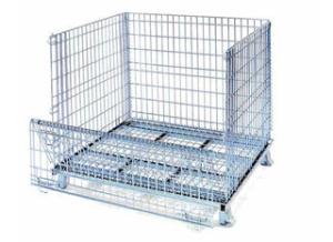 China China Supplier zinc finishing storage wire mesh container, PET preform container for stora factory