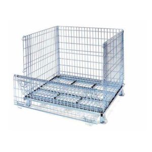 China Stackable Wire Mesh Container /nesting mesh roll container/ mesh cage on sale