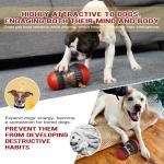 Rotating Leak Food Super Ball Slow Feeder Dog Toy