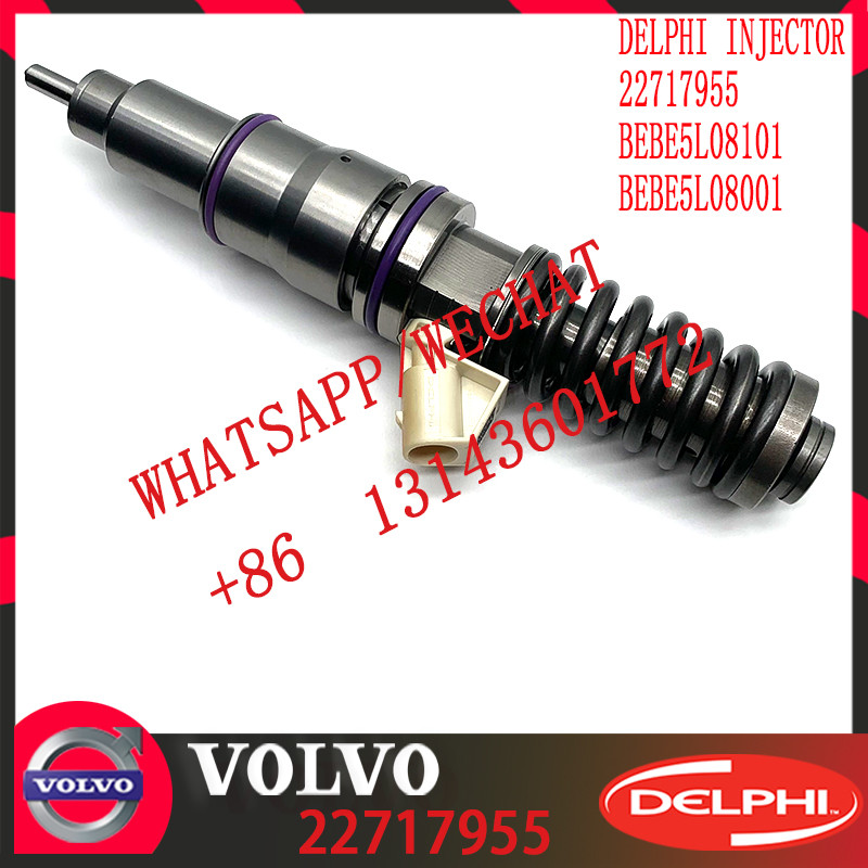 Original Common Rail Diesel Fuel Injector 22717955 BEBE5L08101 BEBE5L08001 22052772 E3.5 for V-O-L-V MD16 EURO 6