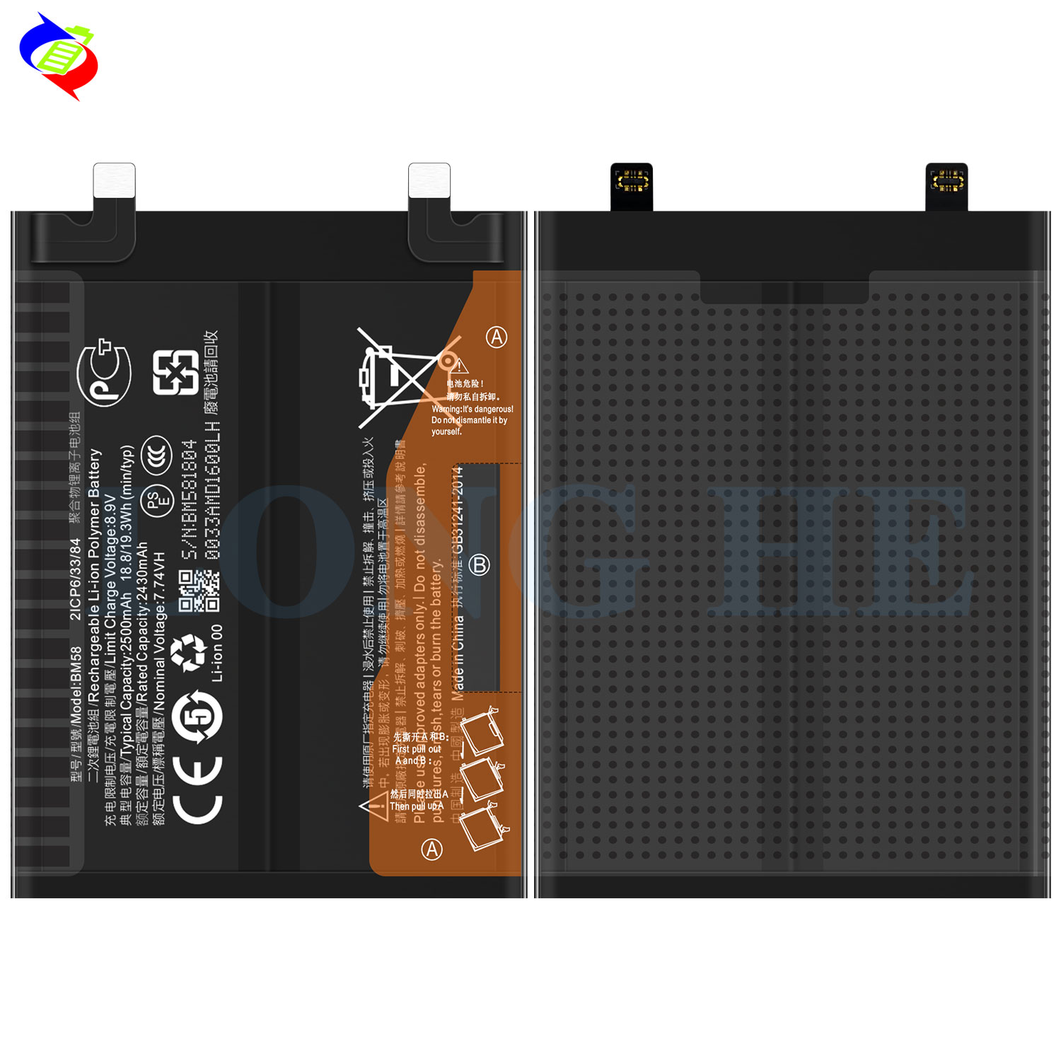 Rechargeable Batteries Original XIAOMI BM58 Coding for MI 11T PRO Battery Replacement