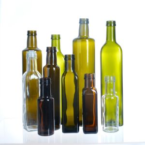 Empty Olive Oil Bottle With Cap 250ml 500ml 750ml 1l Clear Square Glass Bottle