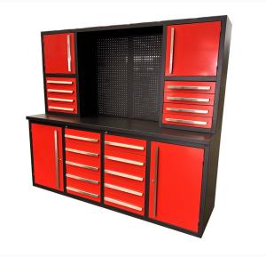 China Optional Drawers and Tool Cabinet Included Cold Rolled Steel Workbench for Your Store factory