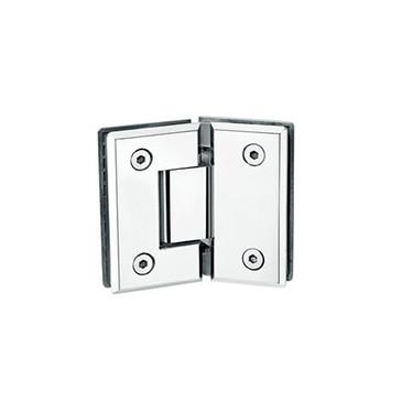 Bathroom glass clamp RS1808, Bevel 135 degree, Stainless steel 304, Satin or