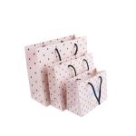 Cheap paper bag packaging wedding gift packaging with rope handle