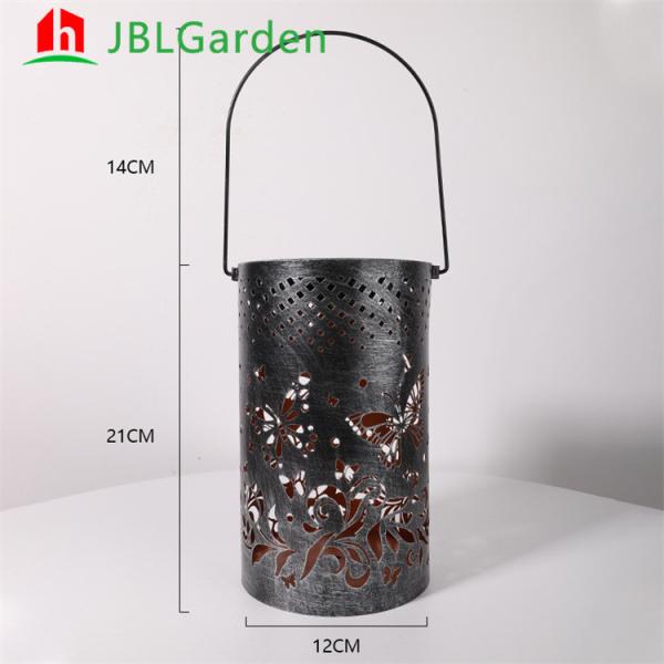 Rusty Corten Garden Lights Metal Waterproof LED Landscape Lawn Bollard Light