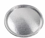 Round 12" Flat Aluminum Foil Catering Tray Work Home Packing