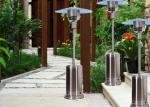 220 cmH Stainless steel silver gas Flexible Radiant Rattan Gas Patio Heater