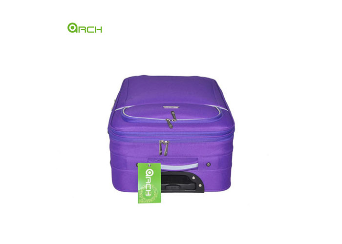 600D Polyester Trolley Case Soft Sided Luggage with Skate Wheels