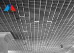 Moisture Proof Aluminium Grid Ceiling , Open Cell Metal Ceiling 50mm × 15mm