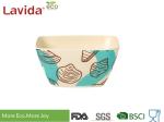 Heavy Metal Free Bamboo Mixing Bowls Custom Printing Tasteless Safe Contact With
