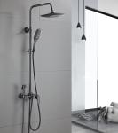 OEM Gray 304 Stainless Steel Wall Mounted Brass Faucet