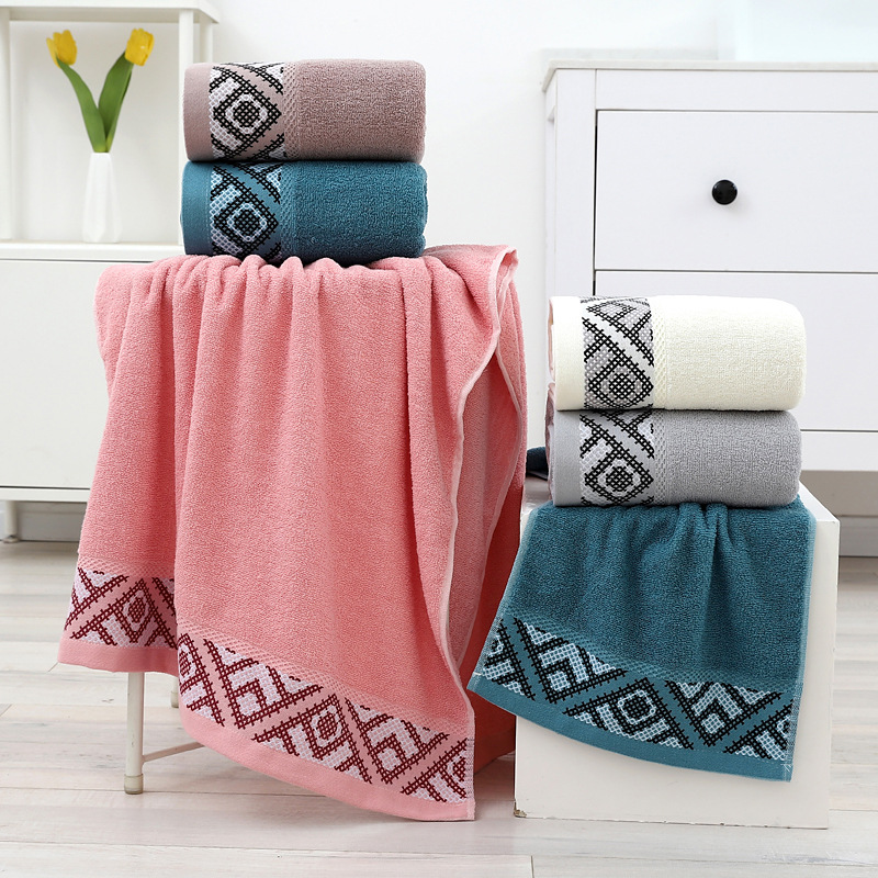 High absorbing Customized 100% cotton bath towel for Home and Hotel in square shape
