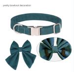 Pet collar with bowknot decoration for festival