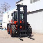 3.5 Ton 5ton CE EPA 4 Wheel Drive 3 Stage Mast Diesel 4WD Articulated Off Road
