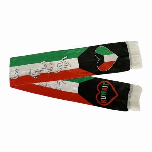 China Promotional Sport Knitted Polyester Scraf Personalised Football Scarf factory