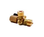 CNC Three Way Pressure Gauge Cock Lead Free Brass