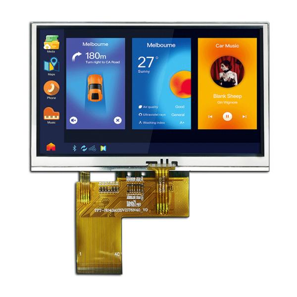 China 4.3 Inch TFT LCD Display Module | Resistive Touchscreen With ST7262 Controller factory