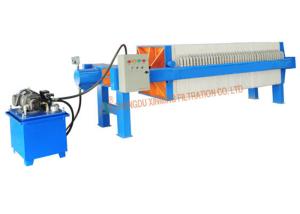 China Recessed Plate And Frame Industrial Filter Press Wastewater Purification factory