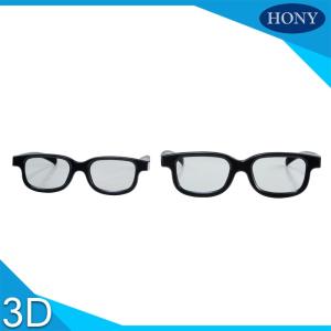 China Passive 3D Glasses RealD Masterimage System Disposable Used Adult Size Lowest Price factory