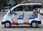 Unique 4 Seats Electric Sightseeing Car / Electric Shuttle Bus Battery Powered