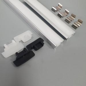 China Silver Aluminium Lamp Groove Fixture Screw Fixing Easy To Install factory