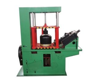 China Hydraulic 4kW Trimming And Beading Machine Small LPG Cylinder Production Capacity factory
