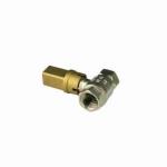 INOB300 Standard Brass Ball Valves Bore Key Handle 1/2in - 3/4in Female Thread