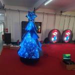 Merry Christmas HD LED Display Festive Atmosphere Special Christmas Tree