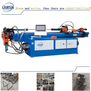 China hydraulic cnc ss tube bending machine / hydraulic cnc stainless steel pipe bender for Motor Van factory