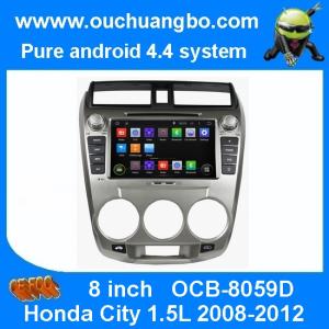 China Ouchuangbo Car DVD GPS Navigation Stereo System for Honda City 1.5L 2008-2012 Android 4.4 factory