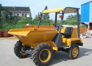 China 2WD Diesel Mini Concrete 1 Ton Dumper With 470L Skip Capacity Rigid  Frame Chassis on sale