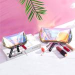 Girls Waterproof Portable Toiletry Bag With Gold Zipper