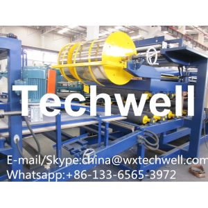 China EPS Foam Insulated Sandwich Panel Making Roll Forming Machine factory