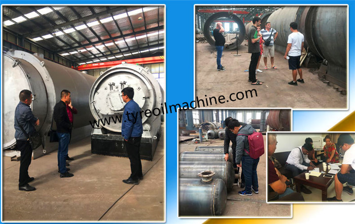 15 ton 20 ton Scrap Rubber Pyrolysis Production Line For Making fuel Oil