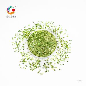 Fine PET Holographic Shimmer Chunky Holographic Glitter Bulk Star Sequins