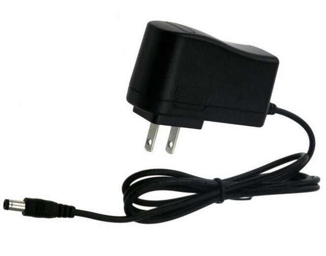 12V 0.5a 9v 0.5a 1a Wall Power Adapter With Eu Us Plugs , 1.5m Dc Cable