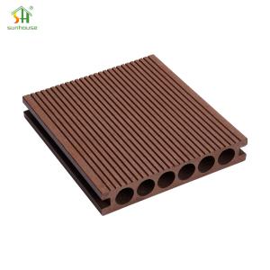 China No Fading WPC Deck Flooring Waterproof Mold Resistant Preventing Warping / Rotting factory