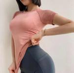 Seamless Workout Shirts Manufacturer Women Short Sleeve Fitness Wear Lightweight