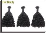 Unprocessed Funmi Human Raw Virgin Hair Extensions No Tangle No Shed Curly Hair