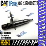 Diesel Engine Fuel Injector Excavator Accessories Diesel Motor Parts 127-8216