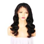 Attractive Cambodian Lace Front Human Hair Wigs Loose Wave Full Cuticle Aligned