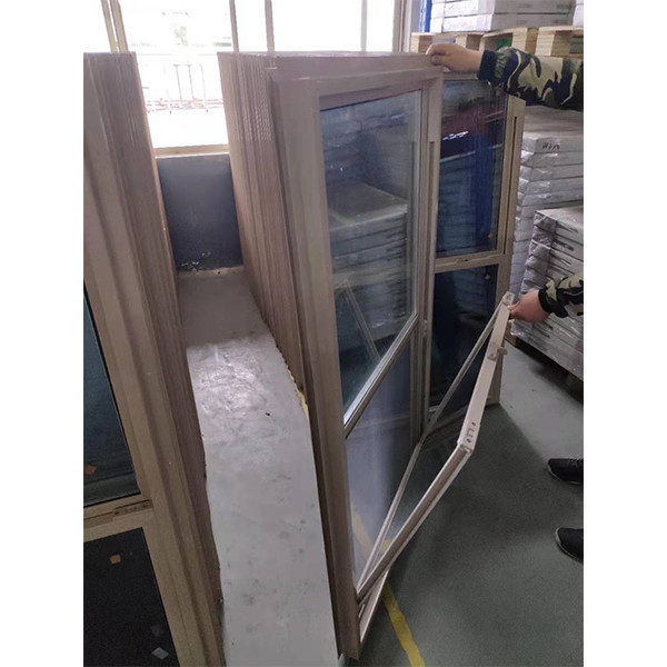 Durable Hardware and Extrusion Profiles Energy- UPVC Vinyl Single Hung Windows for Residential Homes