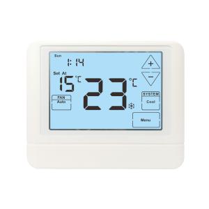 China Big Screen Digital Home Thermostat Temperature Controller Battery Operated factory